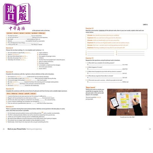 预售 【中商原版】Collins Work on your Phrasal Verbs Second edition 柯林斯攻破你的短语动词 第2版 英文原版 英语练习册 商品图3