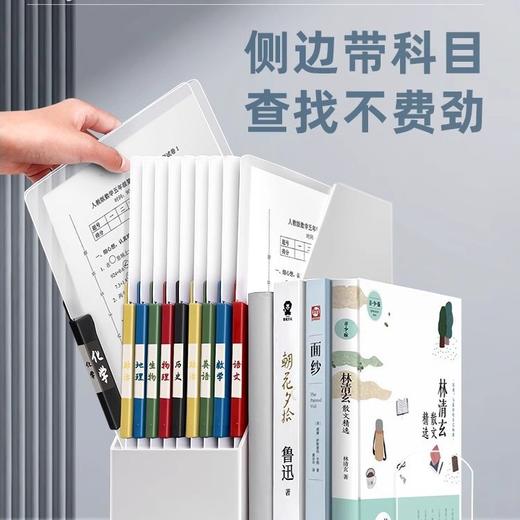开学季福利！【9个装 送全科科目贴】a3双拉杆试卷夹文件夹小学生专用卷子收纳整理神器a4资料夹收纳袋 商品图2