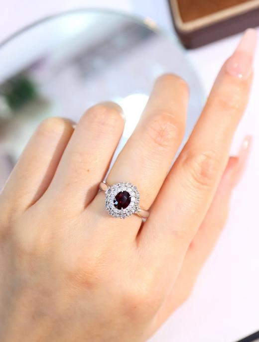 1.02ct刻面红宝石戒指 商品图4