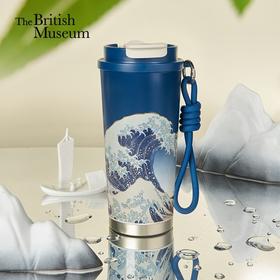 大英博物馆 东瀛系列 神奈川冲浪里便携咖啡 保温杯