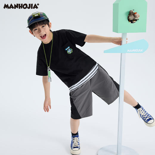 漫画家【松弛观鸟T】凉感Sorona假两件观鸟日记短袖T夏 商品图4