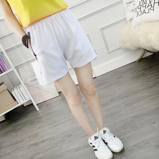 丁摩 运动短裤女松紧腰速干裤夏季薄款透气五分裤弹力训练健身跑步打球5ZF-  2302 商品图1