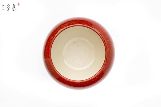 三希堂  流霞系列  中国红大漆建水 商品图1
