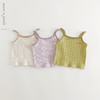 马克珍妮女童夏日透气弹力背心吊带宝宝上衣2025年夏装新款550736 商品缩略图0