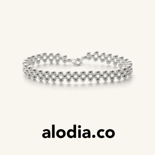【李雪琴同款】alodia.co 品牌直发 玄珠月影手链 925银蕾丝小众设计感 商品图0