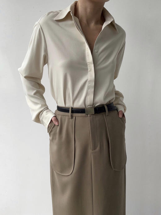 VC｜AW24061 Pamira pocket skirt  半身裙 [ 黑 / 卡其 ] 商品图11