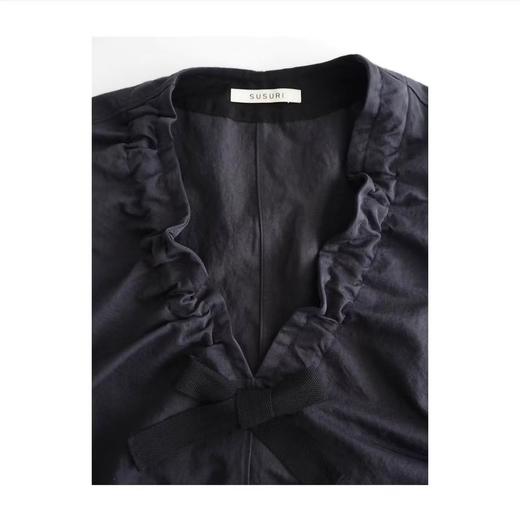 (7折) SUSURI 绑带V领无袖背心连衣裙 商品图11