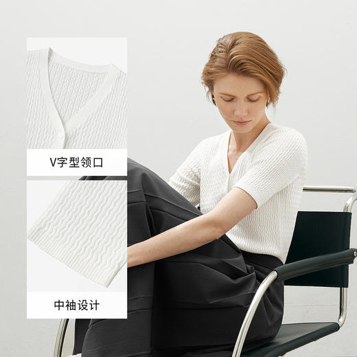 【商场同款】麦檬夏毛衫开衫5F4131441 商品图3