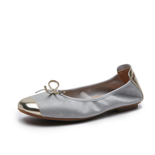 新中式芭蕾鞋2025上新蝴蝶结圆头平底单鞋女休闲中国风奶奶鞋！ 商品图9