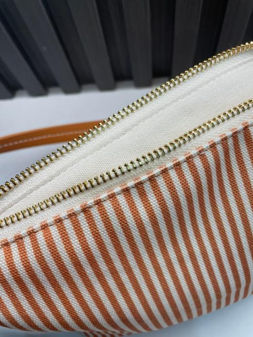 miu条纹帆布饭盒包夏季新款单肩腋下包手提包包女 商品图9