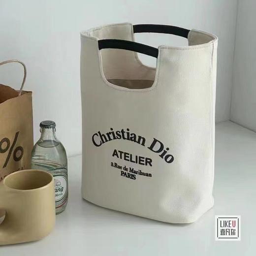 [简约风】新款帆布上班包  简约水桶包学生饭盒上班族手提包  出行百搭款 商品图5