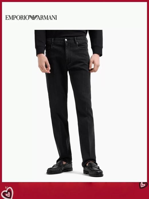 E@新款黑色小直筒休闲牛仔裤 NZK239 商品图0