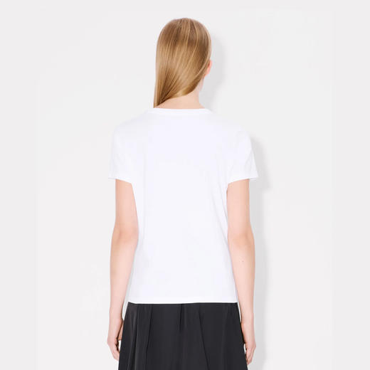 KENZO 高田贤三 女士博克花2.0”徽标刺绣棉质圆领短袖T恤 白色 FF52 TS159 4SO 01 商品图2