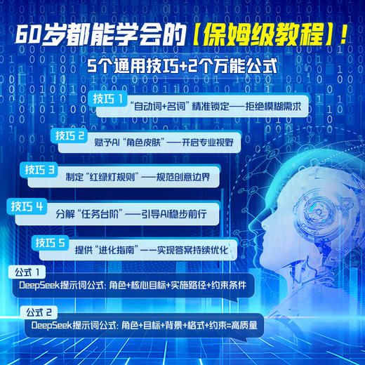 DeepSeeK实战指南 8大板块 80个实操案例 零基础 实操案例 精创模板 商品图2