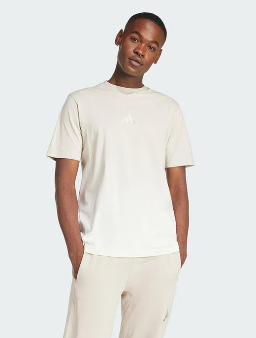 Adidas阿迪达斯男时尚舒适透气休闲运动短袖T恤 JJ3696 商品图0