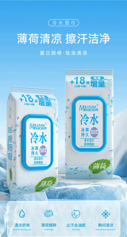 9包💰29.9❗1秒炸裂天灵盖❗⁣【⁤魔法奇缘·清凉提神醒脑湿巾】这片湿纸巾比咖啡提神几十倍，轻轻一擦，让你瞬间打鸡血 商品图1