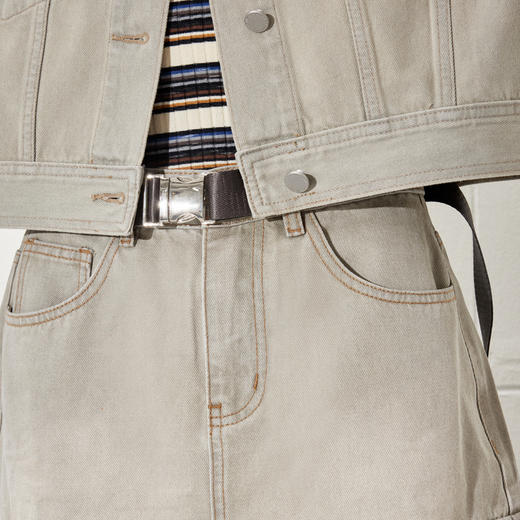 【商场同款】麦檬夏牛仔短裙4F4140551 商品图3