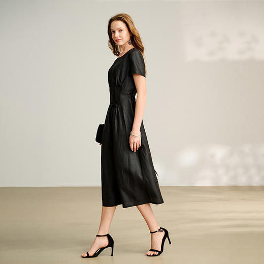 TANGY Collection/2025天意精品商场同款中国风女士连衣裙L252831 商品图3