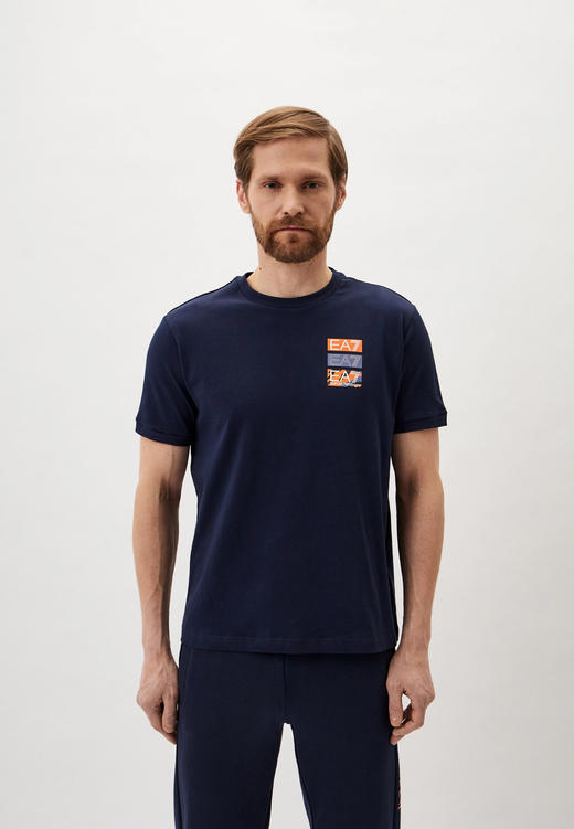 【超惠秒】Armani EA7 男士百搭舒适全棉运动休闲短袖T恤 11910 商品图8