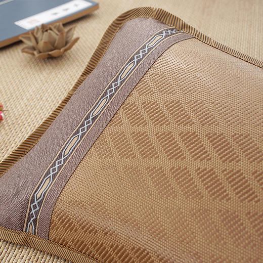 【新夏天然凉枕】夏凉枕印尼藤枕 天然茶香枕 透气牛皮藤凉枕 夏季茶叶枕 冰丝凉席可拆洗枕头 商品图2