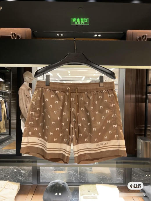 M可 字母条纹 速干透气短裤/五分裤/沙滩裤 Z-15211 商品图4