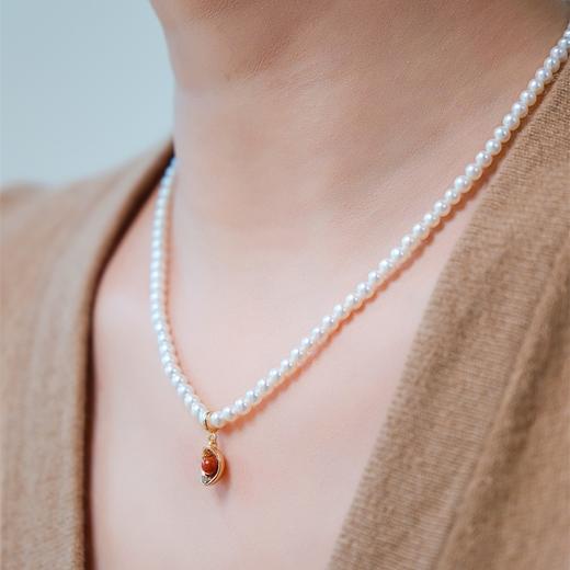 pearl moments珍刻  4号baby珍珠项链（日富一日）小元宝挂坠【该商品不支持用券】 商品图3