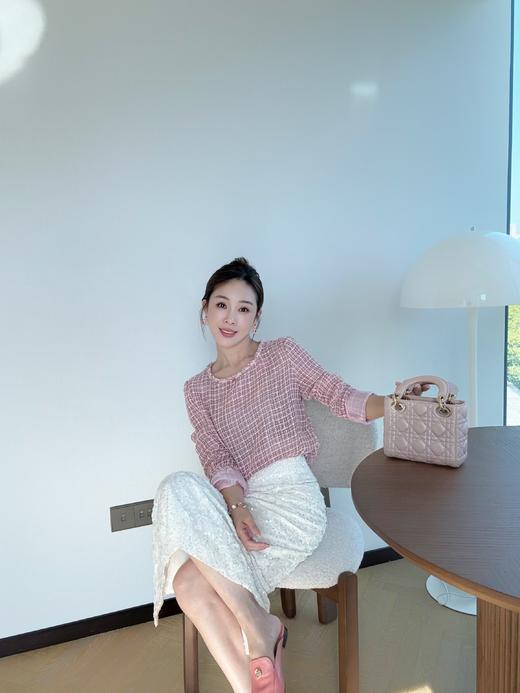 [ PIAN AI ] 冷小姐#  粉色小香上衣+半裙 商品图3