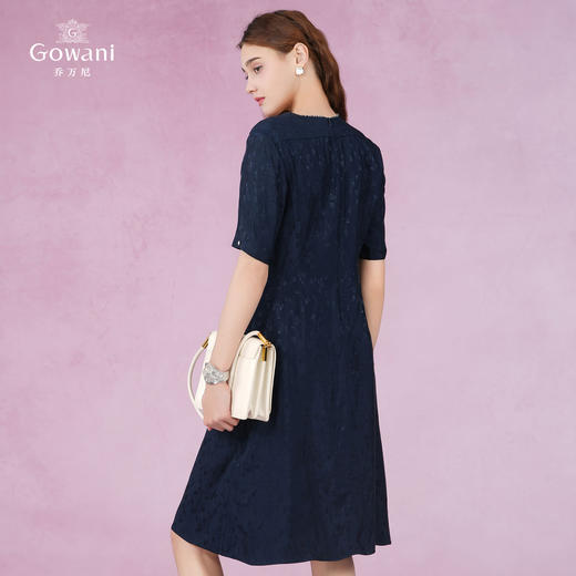 乔万尼夏季新款连衣裙法式气质提花设计EM2E763 商品图3