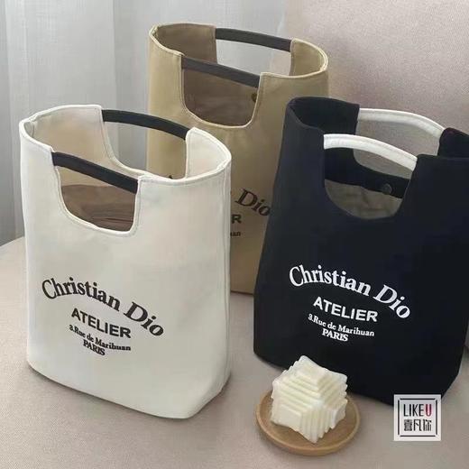 [简约风】新款帆布上班包  简约水桶包学生饭盒上班族手提包  出行百搭款 商品图0