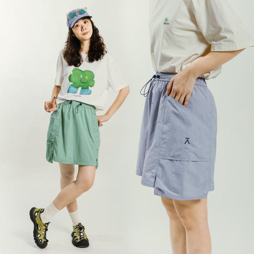 【出游季特惠】ACMEITEM爱棵米 户外口袋工装裙吸湿速干透气合体短裙子女UPF50+ GAG2360885C 商品图2