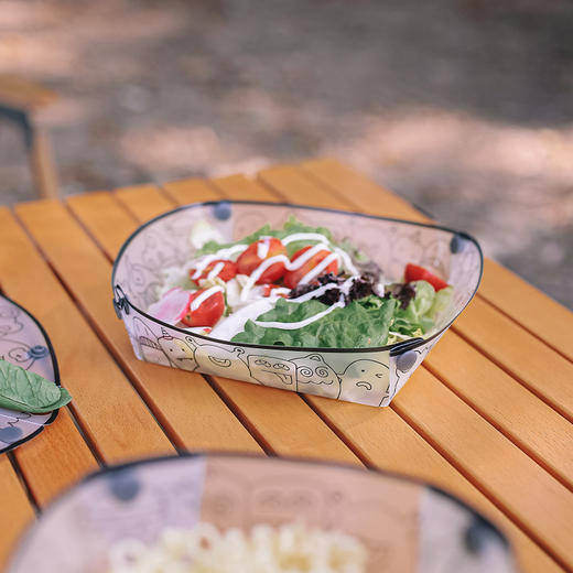 旅行户外超轻折叠餐具 便携碗餐盘咖啡过滤漏斗水杯多用途组合餐具套装 商品图1