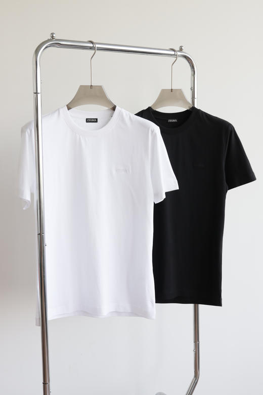 E.Z 纯棉平纹面料 圆领短袖T恤 TX453 商品图2
