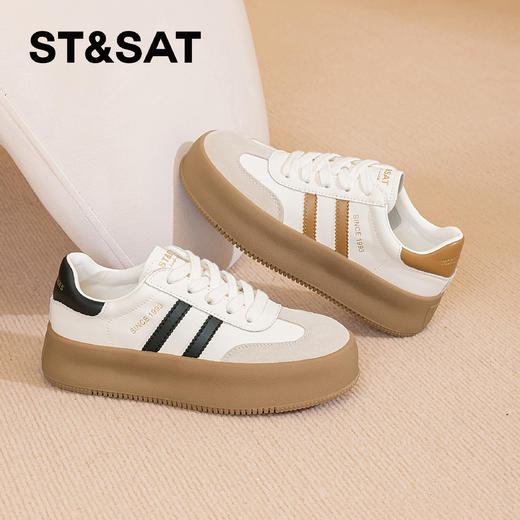 星期六美式复古T头厚底阿甘鞋SSC1112918 商品图2