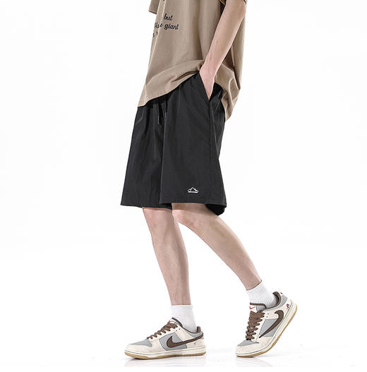 *【59元2条！】情侣户外刺绣款五分裤  轻量型透气速干面料，舒适有型速干； 商品图7