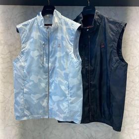 M&L新款男士轻量级防水防风背心个性时尚特色印花图案M423003230