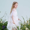 mettekids儿童连衣裙2025夏新款女童甜美气质裙子绣花网纱公主裙 商品缩略图2