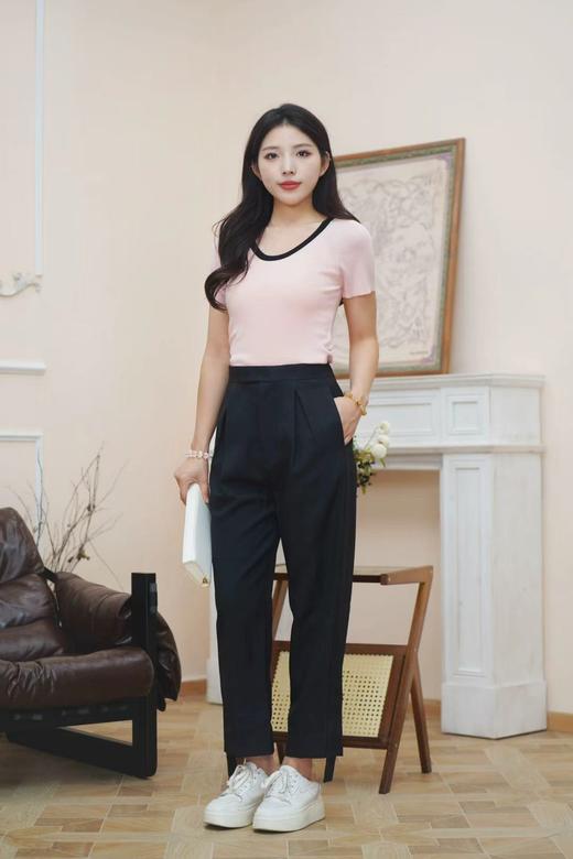  臣禾 小众百搭显瘦九分裤S211060222 商品图1