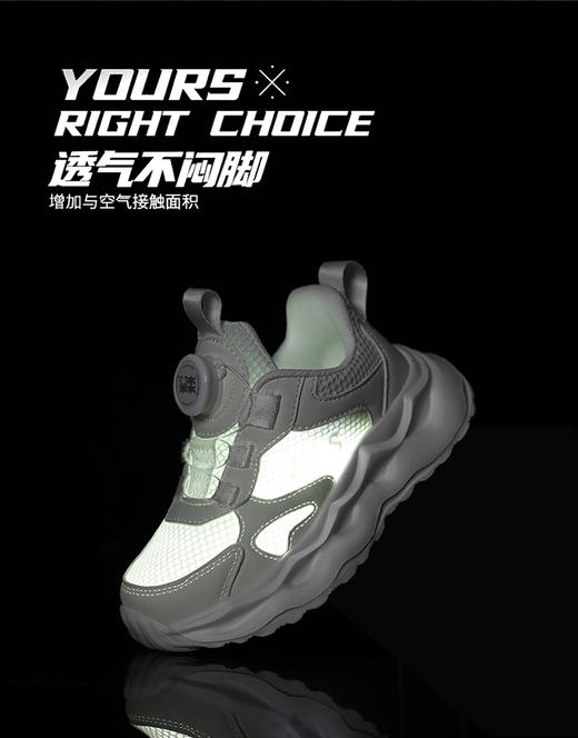 【限量】【木林森儿童单网透气鞋款号6028】一款兼具轻便、在孩子的成长道路上 舒适和透气的童鞋， 为孩子们的运动提供更好的保障。-YPT 商品图3