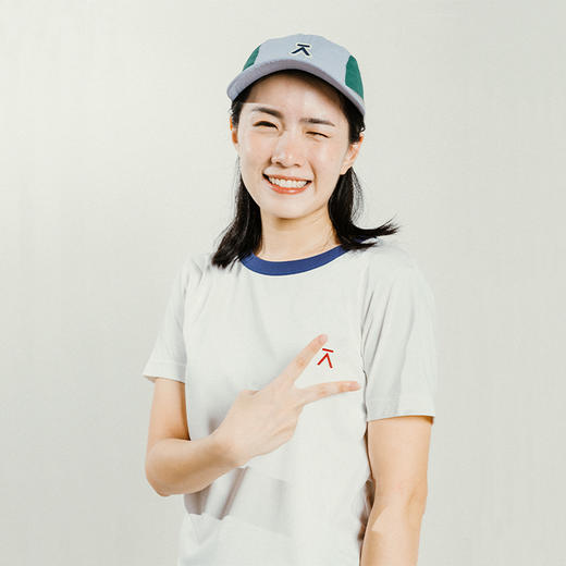 【出游季】ACMEITEM爱棵米 户外女士撞色圆领T恤防晒抗UV合体短袖上衣GAG2440757C 商品图3