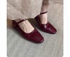 水洗牛皮超软真皮手工鞋子！2025平底单鞋女复古风低跟一字带玛丽珍鞋！ 商品缩略图0