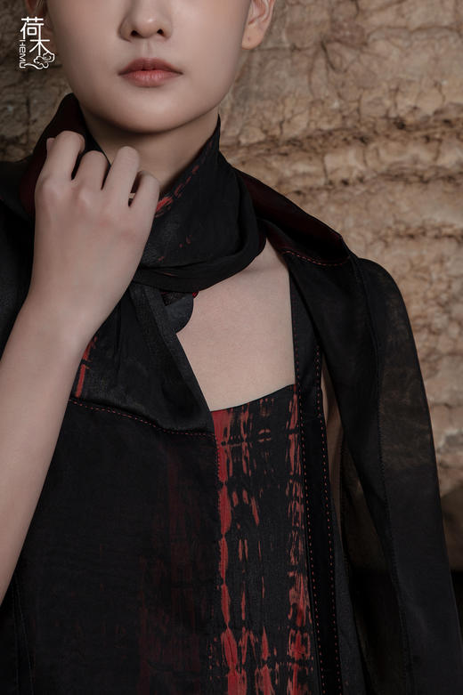 荷木HEMU丨朱栏·围巾 商品图3