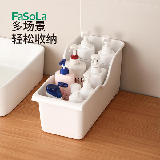 FaSoLa多功能收纳盒锅盖架塑料锅具带轮收纳置物架橱柜整理盒储物架 商品图7