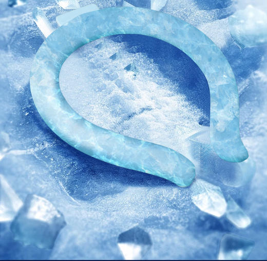 UYOKU 航天级材质 日单夏季挂脖冰圈 冰环户外运动神器 清凉降温 商品图2