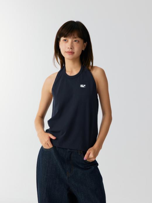 CryingCenter 绒感挂脖露背小背心 哭喊中心 商品图0