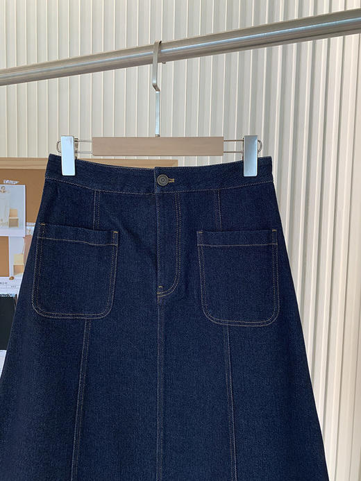 【高品质私服】【IC棉弹牛仔半身裙】高腰A字版型，优质棉弹面料柔软舒适N1300-CC【无标出货 介意慎拍】 商品图11