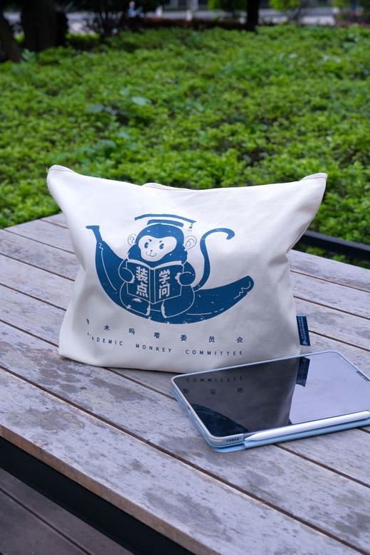 【新品现货】“装点学问”学术吗喽帆布袋 阅·见文创 周边 广西师范大学出版社 商品图6