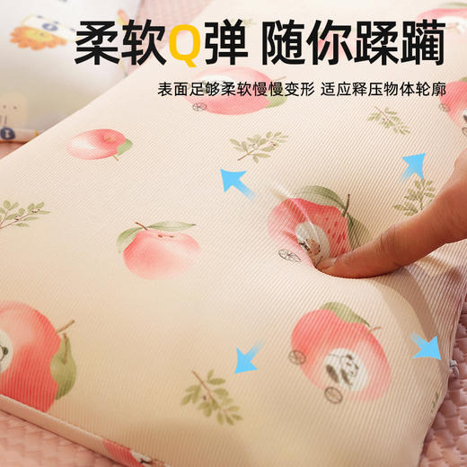 YOOE【2025新品记忆凉枕】]软软糯糯夏凉枕 凉感面料凉而不冰触感 儿童凉感枕慢回弹记忆棉 枕芯套可拆洗 商品图1
