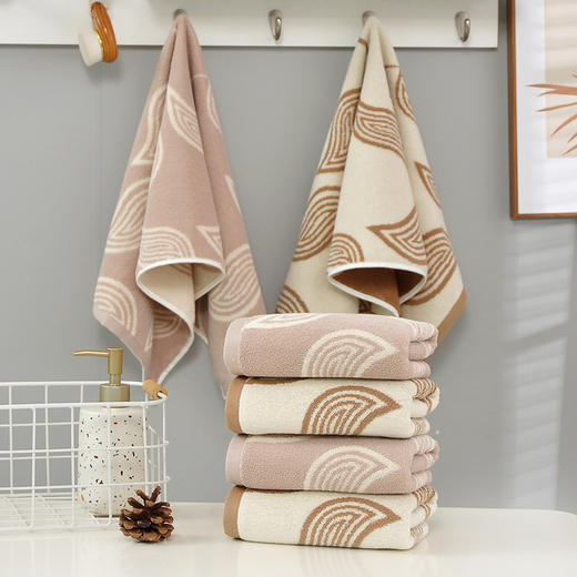 【加厚100%棉毛巾树叶款】柔软吸水提花民宿酒店厚款毛巾 商品图1