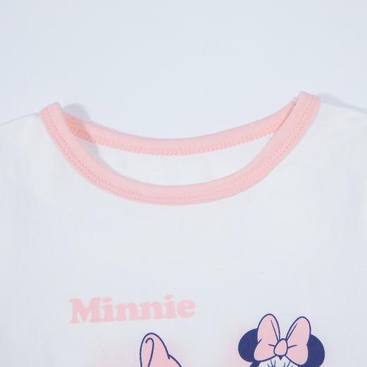 迪士尼【凉感防蚊裤套装】夏款女童套装冰感舒适T恤束脚长裤两件套ZD2DT018 商品图4