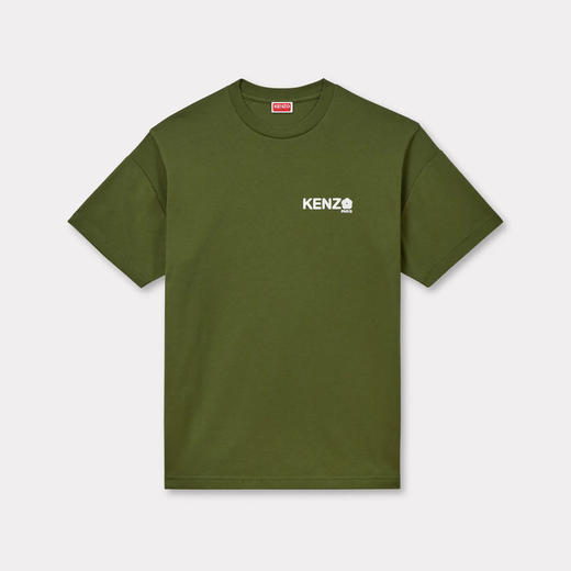 KENZO 高田贤三 男士“博克花2.0”字母徽标印花棉质圆领短袖T恤 绿色 FF55 TS489 4SG 50 商品图0